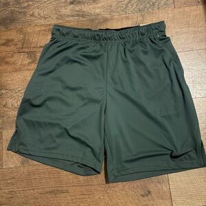 Nike Men's Dark Green Athletic Shorts